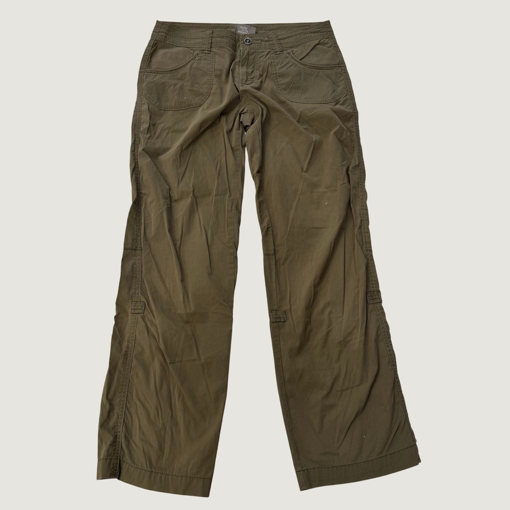 Kuhl Womens Splash Hiking Pants Olive Green Straight Leg Outdoor Size 8 Short